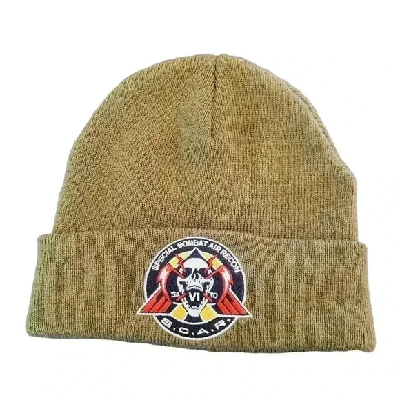 Call of Duty " S.C.A.R. " Special Combat Air Recon Beanie/Hat - Green - Picture 1 of 7